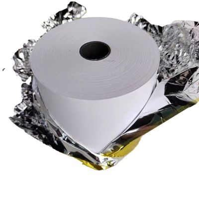 工業用紙幣/ファックス/ATM用 青黒画像熱紙 45-70GSM ジャンボロール