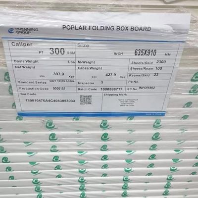 他の贈答品 250g300g 片面にコーティングされた C1s/fbb ポストカードの折りたたみ箱板